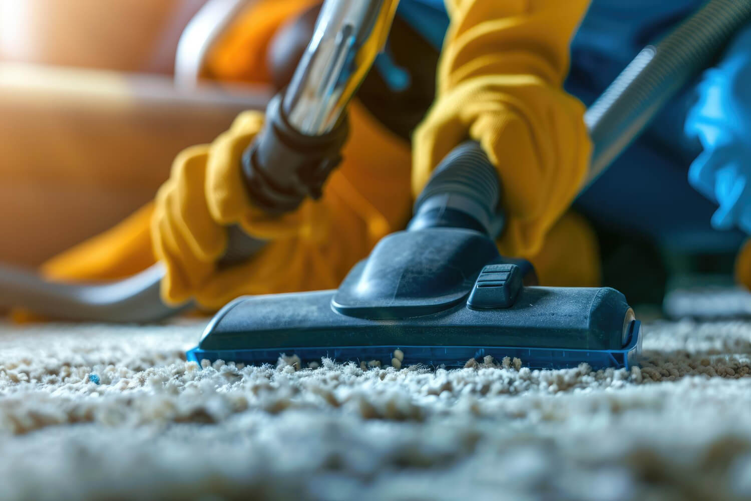 carpet cleaning service in Harrow London using vacuum for deep cleaning